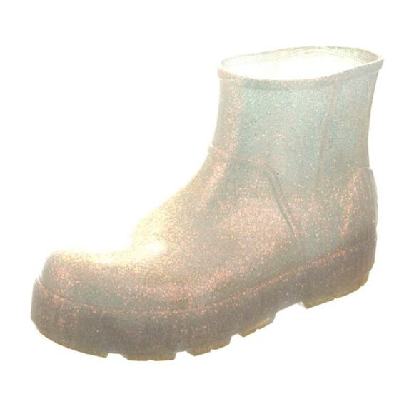 Ugg Z92124 Women's Glitter Glam Drizlita Rain Waterproof Booties Size 10 - Picture 1 of 5